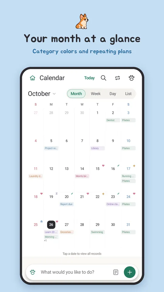 Harumung calendar